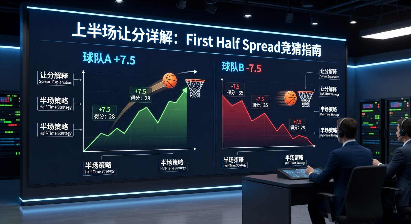 上半场让分 first half spread：实战判断与投注技巧