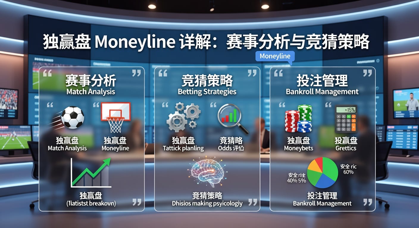 独赢盘 moneyline 全解析：投注技巧与判断思路